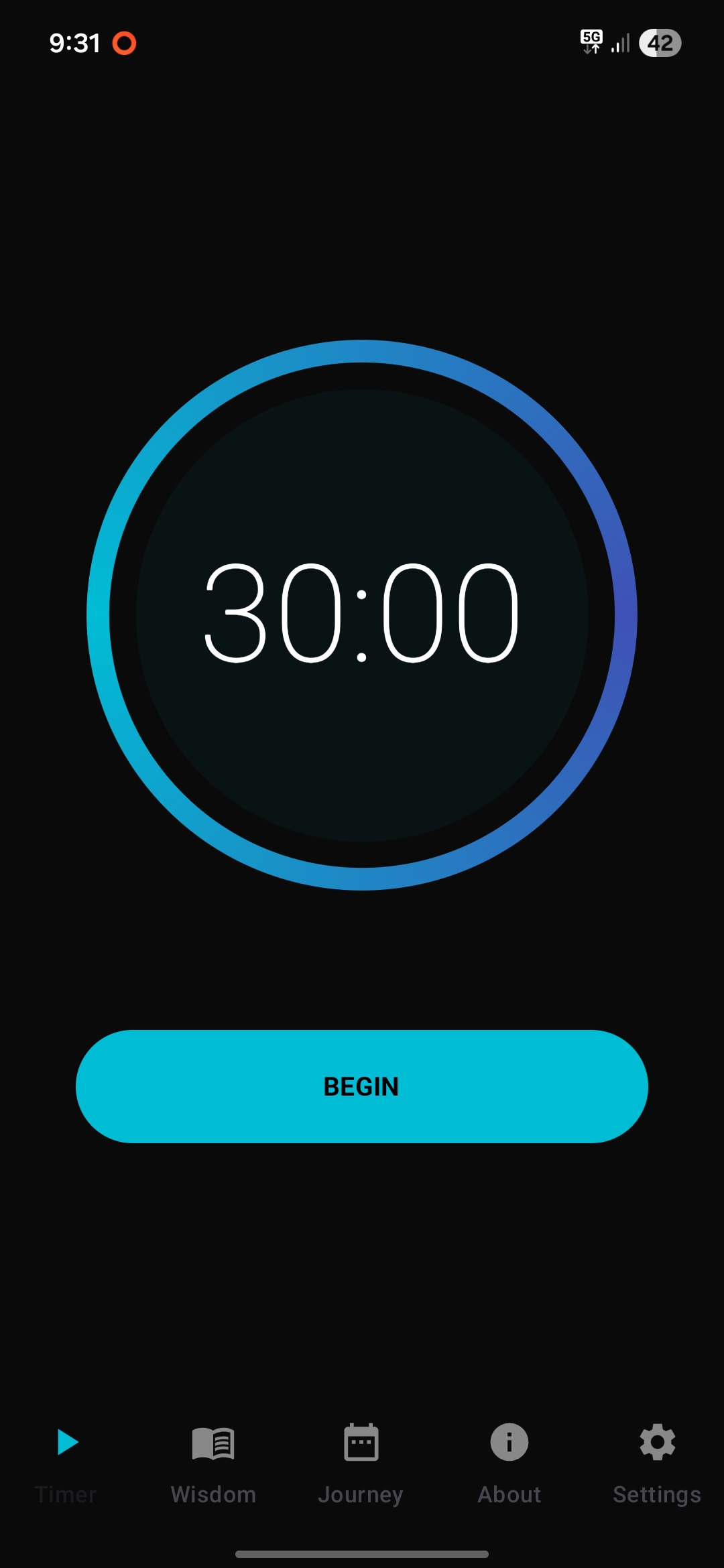 Just Sitting — captură de ecran 2