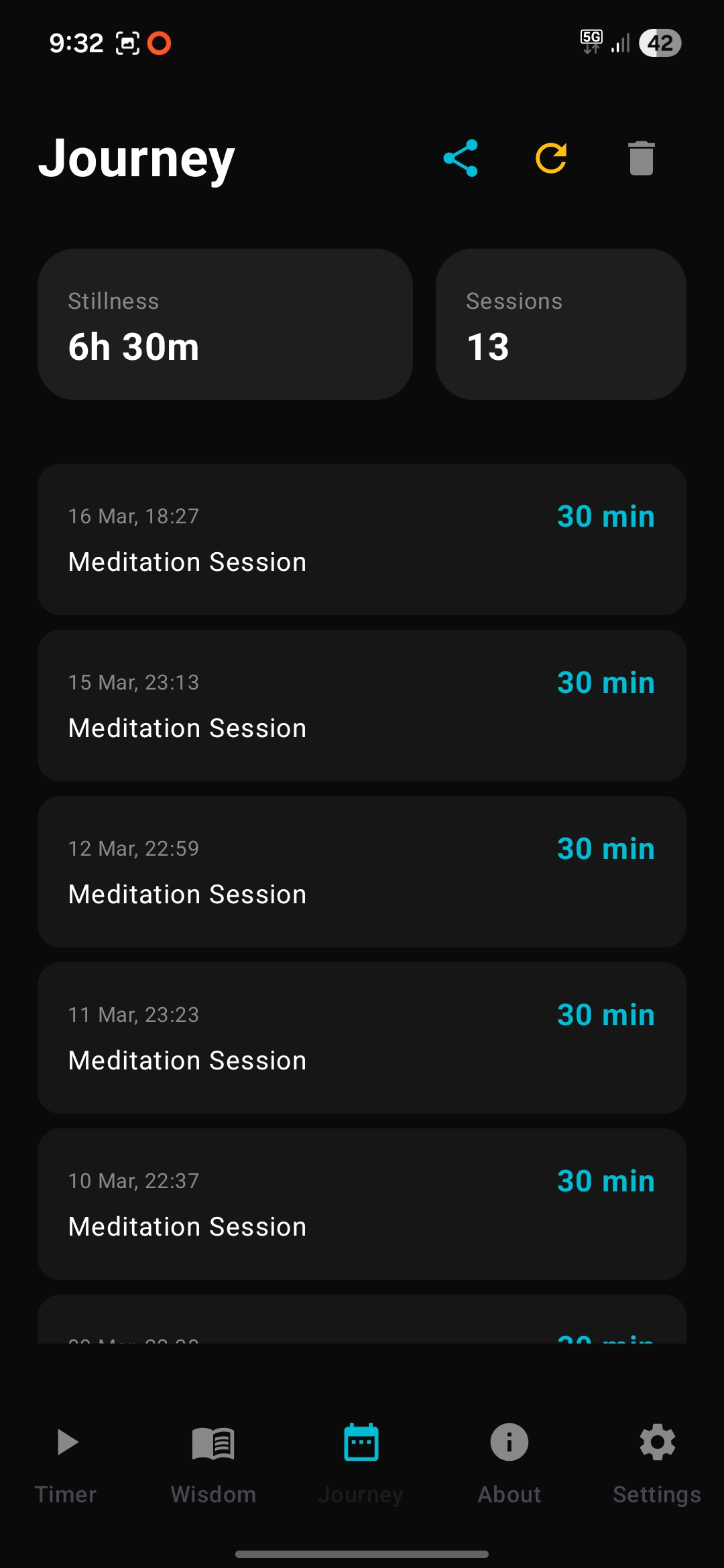 Just Sitting — captură de ecran 6